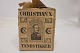 Parcel with "Christian X (CX)" matchboxes 
A rare parcel
The parcel has the original contents (one little 
matchbox is missing) and original paper
8,5cm, 7,5cm, 5,5cm
Good condition
We have a large choice of old goods from a grocer