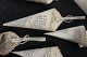 Old Christmas decoration
Cornets made of paper with Gothic types / German 
hand