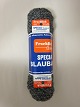 Strømpegarn
Meleret sort, Farvenr. 411
Det gode gamle strømpegarn: FROEHLICH STRØMPEGARN 
SPECIAL BLAU BAND
50 gram pr. nøgle