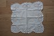Old table cloth
With embroidery in white- made by hand
About 60cm x 56cm
In a good condition