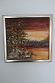 Stig Sander Maleri
Ca.: 24cm x 24cm inkl. ramme
Stig Sander: 1945-2012 Eget galleri på Gl. 
Kongevej udelukkende med egne malerier, - disse 
malerier er købt i 1980-erne i Stigs eget galleri
Prisen er pr. stk.
Kan sælges samlet eller enkeltvis