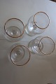 Cognacglas med guldkant
H: 9cm
Fra 1950-erne
Haves: 4 stk.
Sælges helst samlet